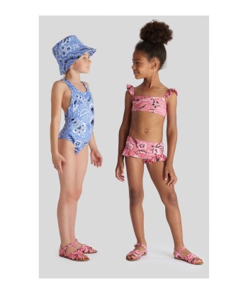 Etro Kids Floral Paisley Hat in Blue Faites des économies