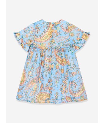 Etro Baby Girls Paisley Print Dress in Multicolour store