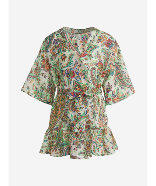 Etro Girls Paisley Beach Dress in Multicolour Venez découvrir notre 