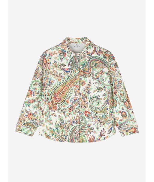 Etro Girls Floral Paisley Jacket in Multicolour Venez acheter