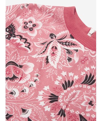 Etro Girls Floral Paisley Dress in Pink soldes