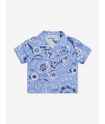 Etro Baby Boys Floral Paisley Shirt in Blue Jusqu'à 80% De Réduction