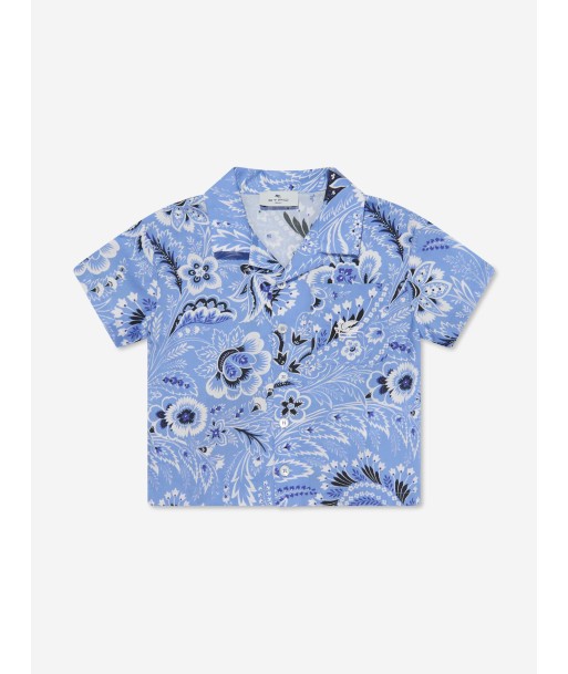 Etro Baby Boys Floral Paisley Shirt in Blue Jusqu'à 80% De Réduction