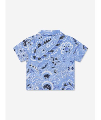 Etro Baby Boys Floral Paisley Shirt in Blue Jusqu'à 80% De Réduction