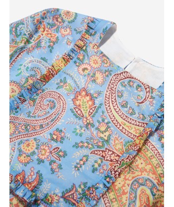 Etro Girls Floral Paisley Dress in Bluw sur le site 