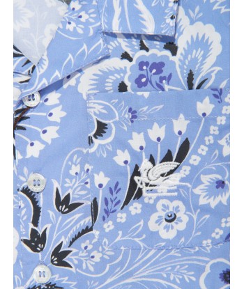 Etro Baby Boys Floral Paisley Shirt in Blue Jusqu'à 80% De Réduction