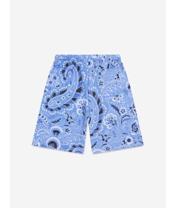 Etro Boys Floral Paisley Shorts in Blue à prix réduit toute l'année