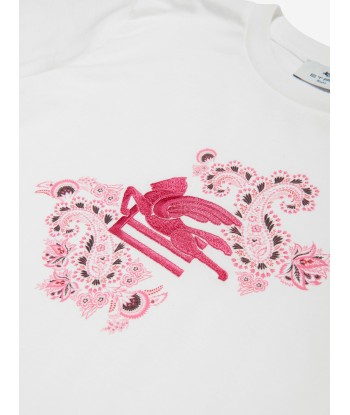 Etro Boys Paisley Logo T-Shirt in Ivory ouvre sa boutique