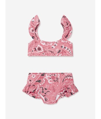 Etro Girls Floral Paisley Bikini in Pink 50-70% off 