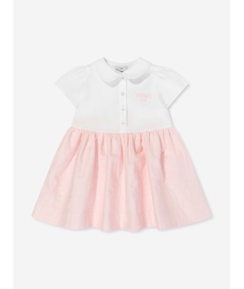 Fendi Baby Girls FF Logo Dress in Pink 50-70% off 