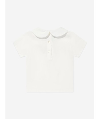 Fendi Baby Girls Logo T-Shirt in White offre 