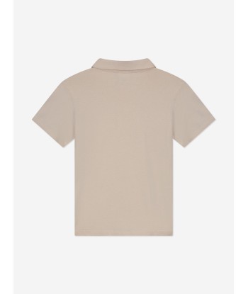 Fendi Baby Boys Logo Polo Shirt in Beige prix