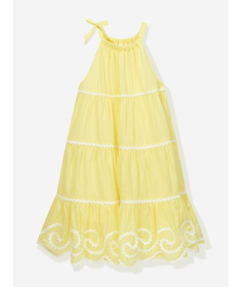 Zimmermann Girls Alight Halter Dress in Yellow Voir les baskets