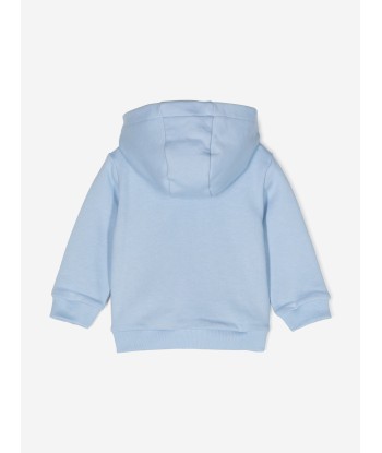 Fendi Baby Boys FF Logo Zip Up Top in Blue d'Europe débarque