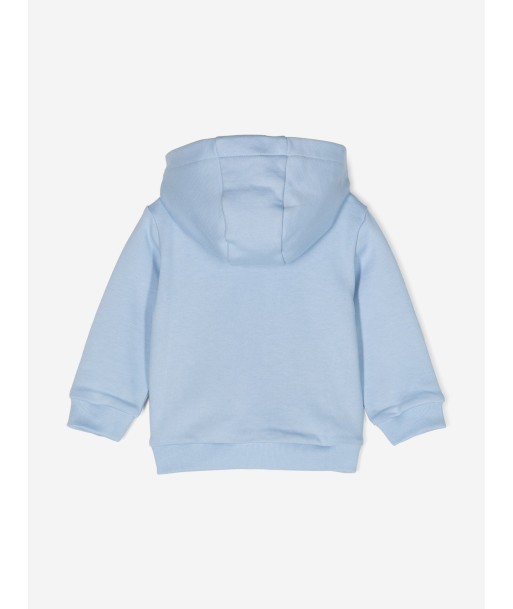 Fendi Baby Boys FF Logo Zip Up Top in Blue d'Europe débarque