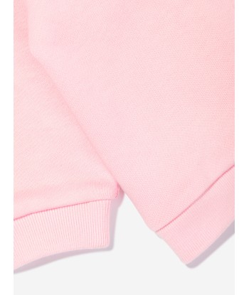 Fendi Baby Girls Logo Zip Up Top in Pink basket pas cher