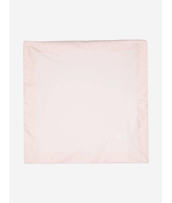 Fendi Baby Girls Logo Blanket in Pink Paris Déstockage Promo