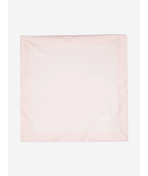 Fendi Baby Girls Logo Blanket in Pink Paris Déstockage Promo