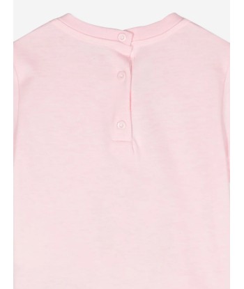 Fendi Baby Girls FF Logo T-Shirt in Pink soldes