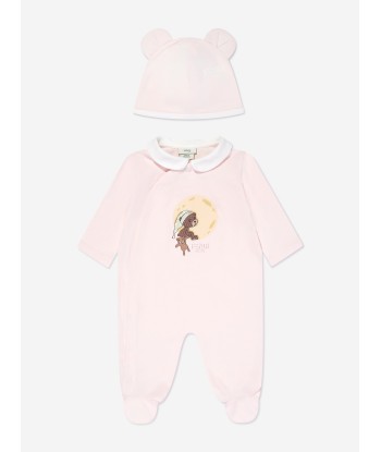 Fendi Baby Girls Babygrow Gift Set in Pink sur le site 