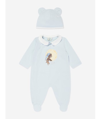 Fendi Baby Boys Babygrow Gift Set in Blue sur le site 