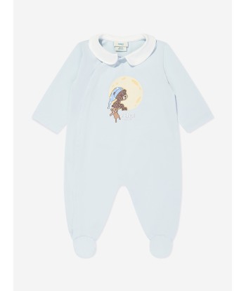 Fendi Baby Boys Babygrow Gift Set in Blue sur le site 