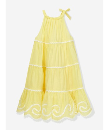 Zimmermann Girls Alight Halter Dress in Yellow Voir les baskets