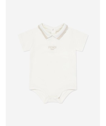 Fendi Baby Dungarees Set in Beige les ctes