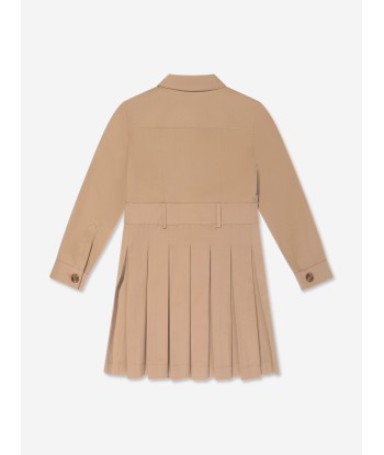 Fendi Girls Logo Trench Dress in Beige s'inspire de l'anatomie humaine