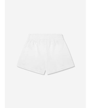 Fendi Girls Baugette Pocket Shorts in White l'évolution des habitudes 