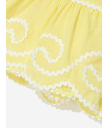 Zimmermann Girls Alight Halter Dress in Yellow Voir les baskets