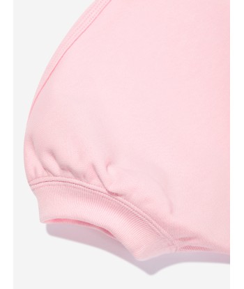 Fendi Girls Cropped Logo Sweatshirt in Pink Profitez des Offres !