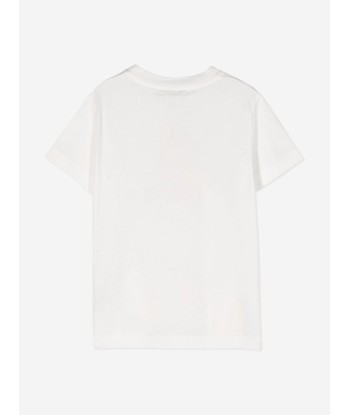 Fendi Girls Skateboarder T-Shirt in White d'Europe débarque