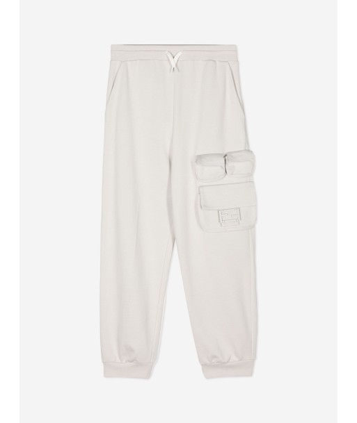 Fendi Boys Caro Joggers in Ivory online