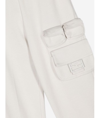 Fendi Boys Caro Joggers in Ivory online