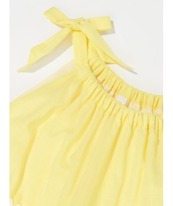 Zimmermann Girls Alight Halter Dress in Yellow Voir les baskets