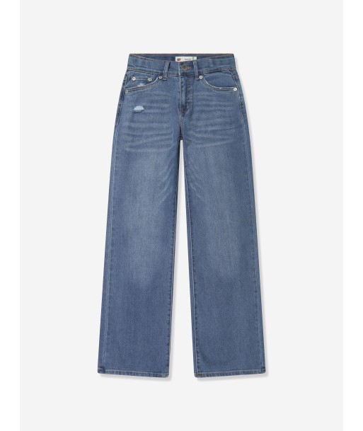 Levi's Girls Wide Leg Jeans in Blue JUSQU'A -70%! 