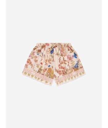 Zimmermann Girls August Elastic Shorts in Multicolour l'évolution des habitudes 