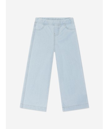 Aigner Girls Sweat Denim Trousers in Blue Fin de série