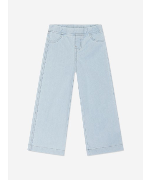 Aigner Girls Sweat Denim Trousers in Blue Fin de série