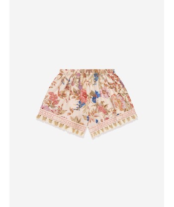 Zimmermann Girls August Elastic Shorts in Multicolour l'évolution des habitudes 