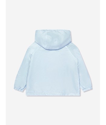 Fendi Kids FF Logo Reversible Windbreaker in Blue l'achat 