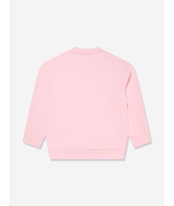 Fendi Kids Logo Sweatshirt in Pink Par le système avancé 