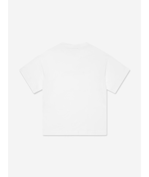 Fendi Kids Logo T-Shirt in White outlet