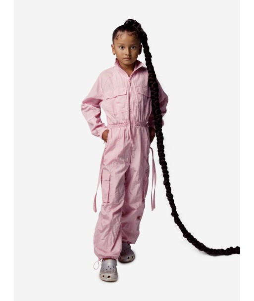 AY by AYLA Girls Nylon Jumpsuit in Pink s'inspire de l'anatomie humaine