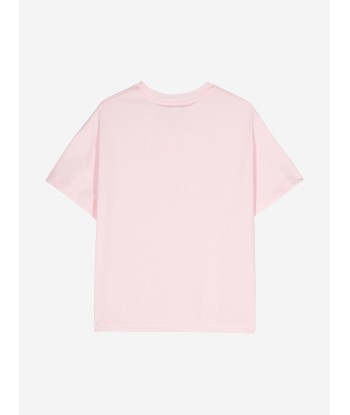 Fendi Kids Logo T-Shirt in Pink Venez découvrir notre 