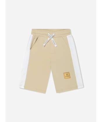 Aigner Boys Logo Bermuda Shorts in Beige du meilleur 