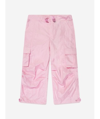 AY by AYLA Girls Nylon Cargo Trousers in Pink votre