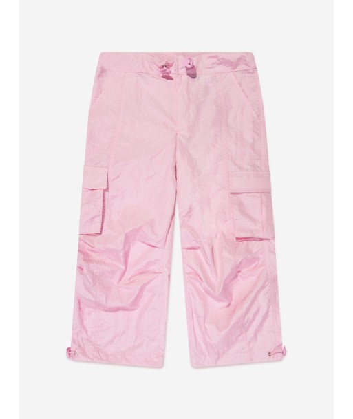 AY by AYLA Girls Nylon Cargo Trousers in Pink votre