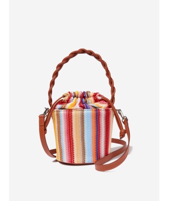 Missoni Girls Striped Bucket Bag in Multicolour (20cm) sur le site 